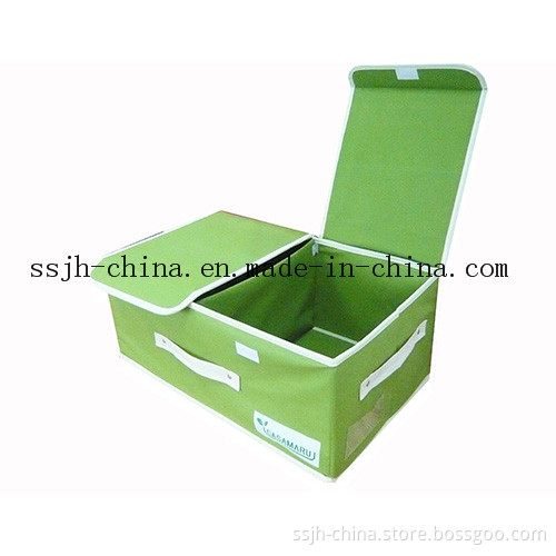 Super Non-Woven Folding Storage Box with 2 Bins (TN-SBX 258)